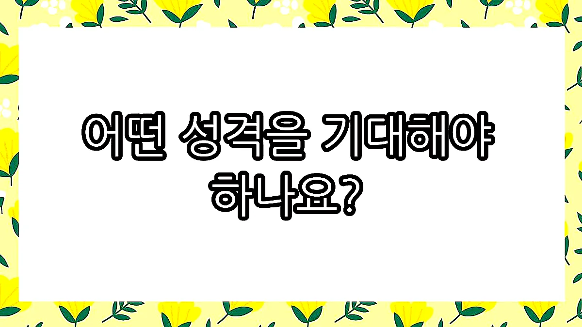 글의 어떤 성격을 기대해야 하나요? 이미지